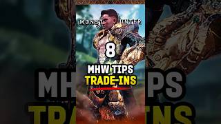 8 Tradein Items  Essential Hidden Tips in Monster Hunter World MHW MonsterHunter Gaming [upl. by Intirb]