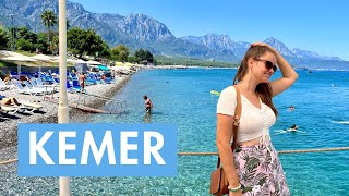 THE BEST beach Kemer Beldibi Tekirova Antalya Turkey 2024 [upl. by Thun]