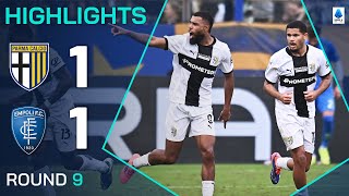 PARMAEMPOLI 11  HIGHLIGHTS  Charpentier equalises late for Parma  Serie A 202425 [upl. by Kimberlyn]