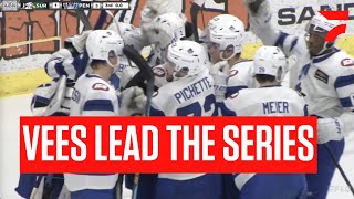 Penticton Vees Take Fred Page Cup Final Series Lead Vs Surrey Eagles  BCHL Playoff Highlights [upl. by Hauhsoj]