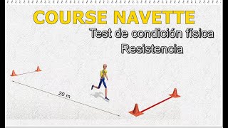 TEST DE COURSE NAVETTE explicación [upl. by Thorner]