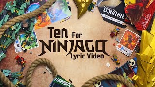 LEGO Ninjago  The Fold  Ten for Ninjago Official Lyric Video [upl. by Tisdale]