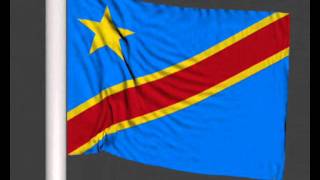 Le drapeau de la republique democratique du congo flottant [upl. by Kev]