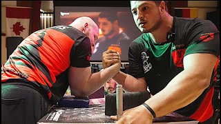 Sandris Sedis vs Yordan Tsonev Be Strong Armwrestling 4k 60fps [upl. by Karlee933]