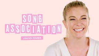 LeAnn Rimes Sings Your Favorite Christmas Songs in a Game of Song Association  ELLE [upl. by Gerianna]