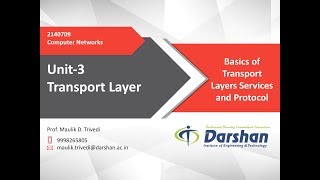 301  Basics of Transport Layers Services and Protocol [upl. by Anilosi]