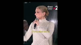 Céline DionHymne A LAmour English TranslationParis 2024 shorts ​⁠ song lyrics [upl. by Peugia]