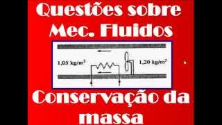 Questão 57 Conservação da Massa  Mecânica Dos FluidosÇencel  Vazão [upl. by Hermann]