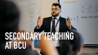 Become a Secondary Teacher with BCU [upl. by Freya]