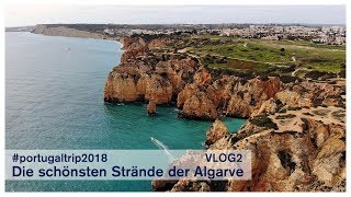 🇩🇪 Die schönsten Strände der Algarve  portugaltrip2018 VLOG 2 [upl. by Gravante]