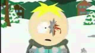 Butters Getting hit By a Ninja Star [upl. by Ruenhs]