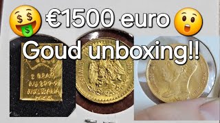 €1500 euro goud unboxing😲🔥 [upl. by Arabela]