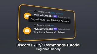 Create your FIRST Discord Bot with quotquot Commands  DiscordPY [upl. by Sandry]