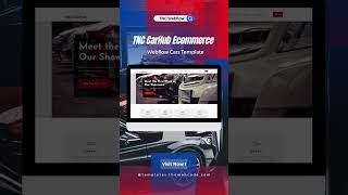 TNC CarHub Ecommerce  Cars Webflow Template [upl. by Teferi]