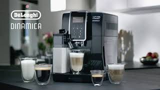 Delonghi Dinamica Ecam 35055B Coffee Machine  Latteholic [upl. by Ahsaenat301]