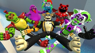 ENTERING ALL NEW FNAF ANIMATRONICS FNAF SECURITY BREACH RUINED DLC In Garrys Mod  HG [upl. by Lula]