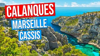 CALANQUES of MARSEILLE and CASSIS FRANCE Boat tour of 9 creeks in 4K [upl. by Yunfei]