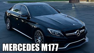 How Hard is it to replace the AC belt on a Twin Turbo V8  Mercedes AMG C63 S M177 AC belt Guide [upl. by Ytsrik]