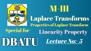 Ch4 Laplace Transform Properties Part 3 of 7 [upl. by Justinian]