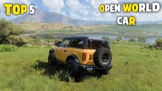 Top 5 New Open World Car Driving Games For Android  best car games for android [upl. by Ifok774]