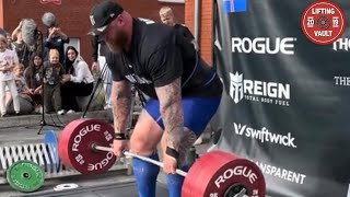 Thor Became The Strongest Man In The Country On His Deload [upl. by Ludwog]