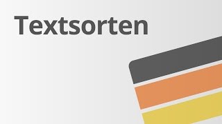 Textsorten Sachtexte und Literarische Texte  Deutsch  Textsorten und Aufsatz [upl. by Anihsit]