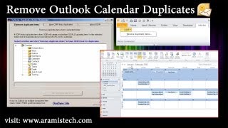 Remove Outlook Calendar Duplicates [upl. by Hselin]