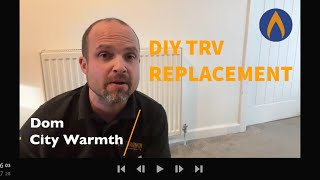 How to replace a Radiator TRV head YOURSELF [upl. by Coridon]