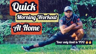 Quick Morning Workout At Home Fitness Training At Home [upl. by Reyaht448]