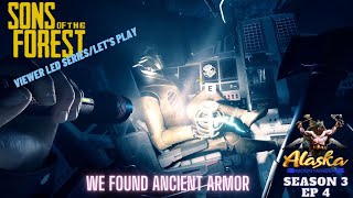 Sons of the Forest Season 3 Ep 4  We Found Ancient Armor [upl. by Sheppard]