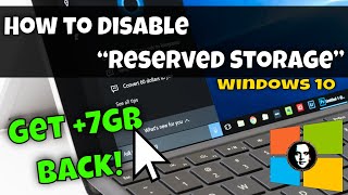 How to Disable Reserved Storage on Windows 10 [upl. by Squier826]