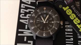 【1605】トレーサー メンズ腕時計 Traser H3 TYPE 6 TRITIUM Watch Military Spec P6500 [upl. by Strickler516]