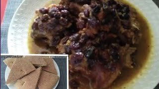 طبق حلو كيشهي وخفيف اللحم بالزبيب و العسل recette Marocaine viande au miel [upl. by Tamberg]