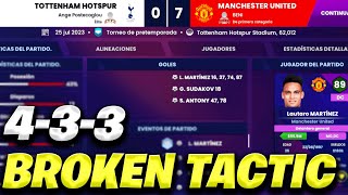 SM24 THE BROKEN TACTIC WIN EVERY MATCH IN SOCCER MANAGER 2024 [upl. by Tiloine]