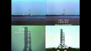 Apollo 11 Launch  Networks MultiView [upl. by Ellinet]