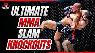 Ultimate MMA Slam Knockouts [upl. by Ressan322]