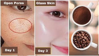 🌹How to Get Rid of Large OPEN PORES Permanently in just 3 days Get Glass skin [upl. by Everett]