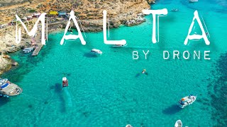 Explore the Best Places in Malta with Stunning Drone Views [upl. by Jegar]