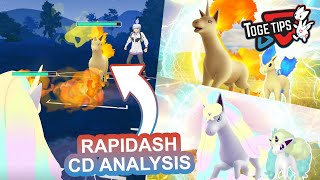 How Good is Wild Charge Rapidash  Pokémon Go Community Day Analysis [upl. by Yeleak]