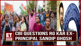 CBI Intensifies Kolkata RapeMurder Probe Sandip Ghosh ExPrincipal of RG Kar Hospital Questioned [upl. by Akenal]