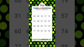 tombola vespertina 19012024  Montevideo Uruguay [upl. by Hennessey]