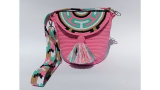 tutorial ll strap wayuu bag handmade [upl. by Niabi]