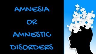 What causes amnestic disorder What is the treatment for amnesia [upl. by Ahsiela]