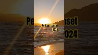 Lee beach pefkos 2024 sunset [upl. by Avigdor]