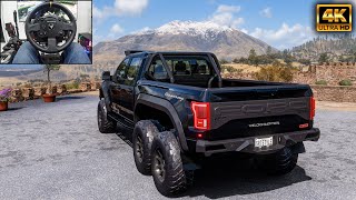 Hennessey Velociraptor 6X6  OFFROAD  Forza Horizon 5  Thrustmaster TX gameplay [upl. by Jethro]