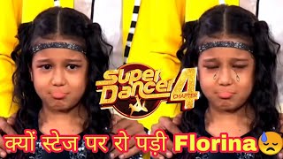 Florina Crying in the set of Super dancer 4 😭 Florina gogoiTushar settySuper dancer 4 [upl. by Ragg]