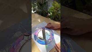 let’s make a stained glass mirror stainedglass [upl. by Edyaw]