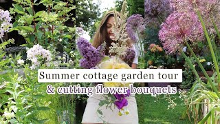 Creating Gorgeous Cut Flower Bouquets from a Summer Cottage Garden 💐 [upl. by Aisatsanna370]