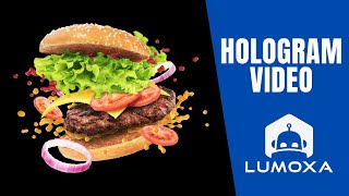 BURGER  3D Animation for hologram  hélice holographique [upl. by Eniad]