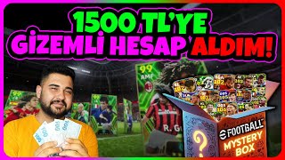 1500 TLYE GİZEMLİ HESAP ALDIM OLMAYAN FUTBOLCU YOK😱 BU HESABI SİZLERE VERİYORUZ eFootball Mobile [upl. by Engelhart]